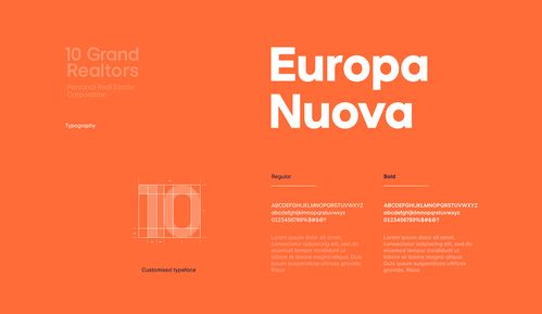 平面設計 10 grand realtors 人房地產公司品牌形象設計