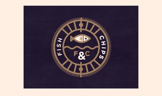 Fish Chips水產魚品牌形象設計 專業策劃與創新Logo設計分享